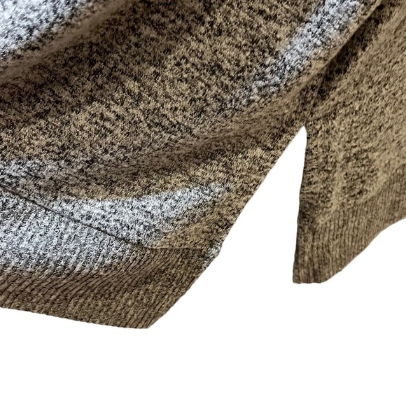 Lucky Brand Marled Heather Gray Deep V-Neck Pullover Sweater Sz XXL - Picture 7 of 11